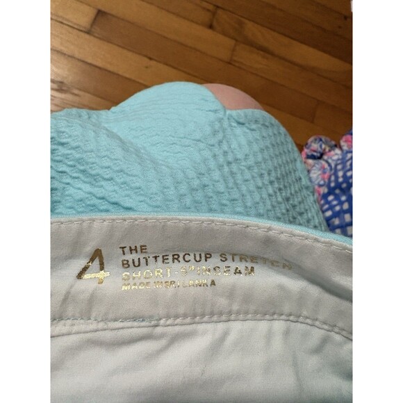 Lilly Pulitzer Size 4 Buttercup Shorts Light Blue - Picture 6 of 8